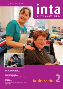 Titelbild INTA Nr.2 „Anderssein“