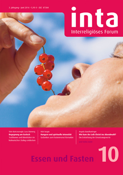 Titelbild INTA Nr. 10 „Essen und Fasten“