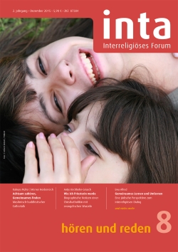 Titelbild INTA Nr. 8 „Hören und reden“ Titelbild INTA Nr. 8 „Hören und reden“